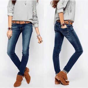 Ralph Lauren Denim & Supply Jeans Skinny 29 30 x 31 Stretch Cotton Dark Blue